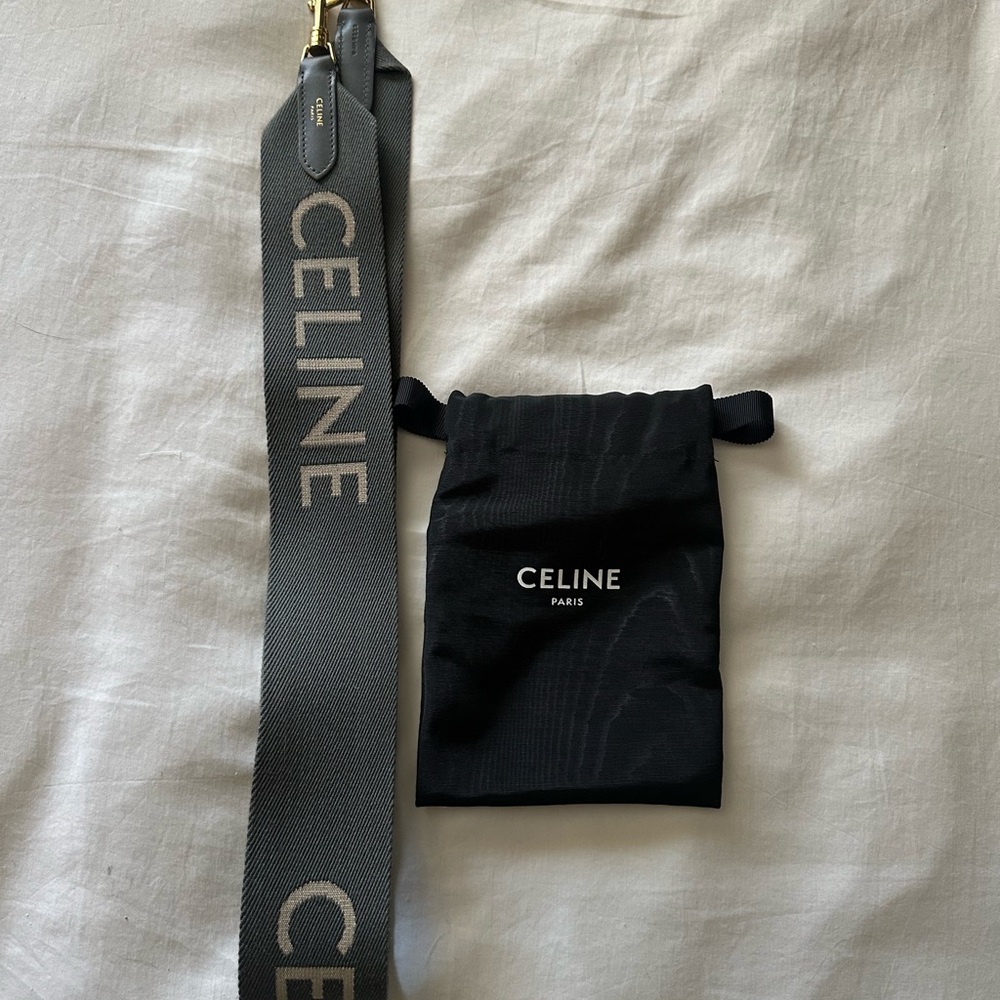 Celine Gray Purse Strap